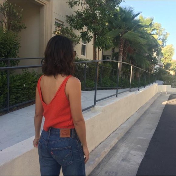 Zara V-Neck Knit Sleeveless Top - Picture 2 of 4